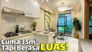 Apartemen 35m2 dengan Konsep Open Space  SkyHouse BSD [upl. by Greenleaf]