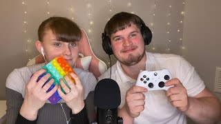 ASMR Boyfriend Vs Girlfriend Triggers [upl. by Ayocat]