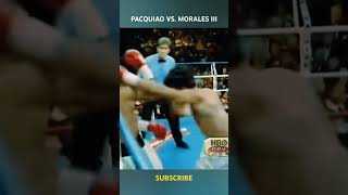 MANNY PACQUIAO VS ERIK MORALES 3  MOST HIGHLIGHTS FIGHT  SHORT VIDEO🥊 [upl. by Junette]