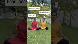 Irregular periods pcodpcos  sahithiyoga yoga pcos pcod infertility [upl. by Ylecic773]