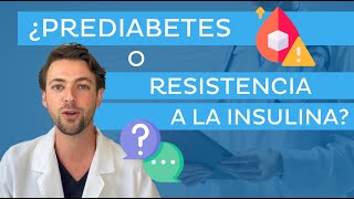 ¿Es PREDIABETES o RESISTENCIA a la INSULINA 👉🏻 Diferencias [upl. by Aroon]