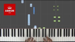 Petite valse  ABRSM Piano Grade 2 2019 amp 2020 C3  Synthesia live keys tutorial [upl. by Grantham]