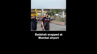 Badshah snapped at Mumbai airport  Badshah Bollywood Shorts YTShorts [upl. by Einaj97]