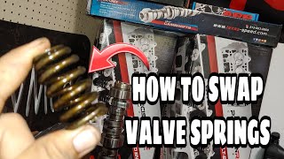 HOW TO CHANGE LS VALVE SPRINGS FOR YOUR LS CAM SWAP 48 53 57 60 62 ls1 ls2 ls3 ls6 ls7 LR4 LM7 [upl. by Refinney]