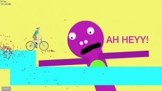 HAPPY WHEELS BARNEY DASHIEXP STAGES 2 [upl. by Fairfield]