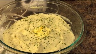 How To make Mashed Potatoes smooth creamy buttery goodness [upl. by Aleakcim825]