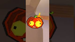 Making the Gorilla Tag pumpkin Badge In Real Life shorts gorillatag crafts [upl. by Annairda339]