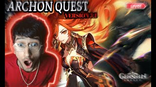 51 ARCHON QUEST  GENSHIN IMPACT LIVE [upl. by Einahpehs]