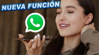 AUDIOS A TEXTO en WHATSAPP  Te muestro como activarlo [upl. by Krause]