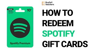 How to Redeem Spotify Gift Cards  Spotify Top Up Guide 2024 [upl. by Eilrak261]