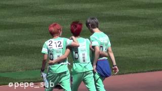 FANCAM130903 아육대 BTOB 은광♥민혁♥성재 [upl. by Aura]