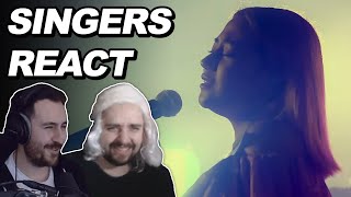 Singers React to Morissette  O Holy Night  Reaction [upl. by Holsworth]