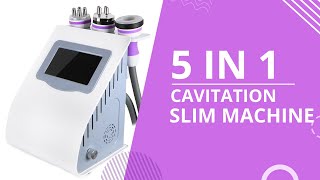 Ultrasonic Cavitation Machine  Cavitation Machine  5 in 1 Ultrasonic Cavitation Machine  54D1 [upl. by Marley711]