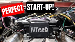 FiTech 800hp MeanStreet EFI Install and Start  1977 Nova [upl. by Agna]