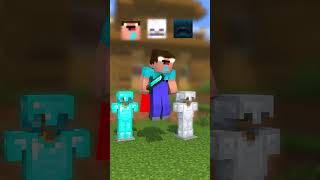 Noob x Skeleton x Warden minecraft minecraftanimatedseries minecraftanimation [upl. by Idur]