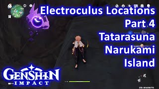 Electroculus Locations Part 4 Tatarasuna Narukami Genshin Impact [upl. by Damales115]