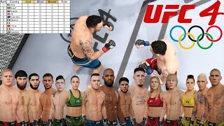 What if MMA Was Added to the Olympics  UFC 4 Simulation [upl. by Winna45]