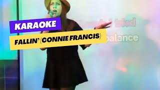 Fallin Connie Francis karaoke [upl. by Gail]