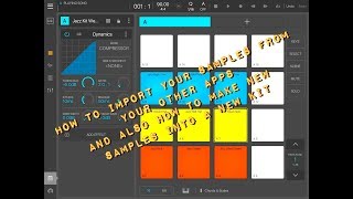 BeatMaker 3  How To Import Your Samples From Audioshare amp Create A New Bank [upl. by Seraphina214]