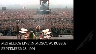 Metallica  Live in Moscow Russia September 28 1991  Tushino Airfield [upl. by Ahseiyk]