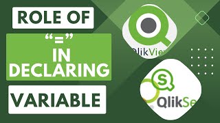 Role of Equal to While Declaring Variable in Qlik qlikview qliksense variable tutorial [upl. by Haggai172]