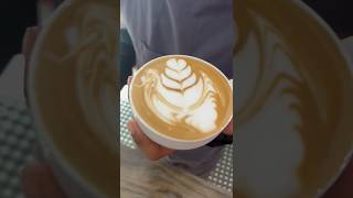 Inverted tulip swan 🦢🌷😱 coffeeart coffee tulip swan espresso latteart latte shorts reels [upl. by Atrice]