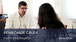 Povećanje grudi u Poliklinici Bagatin [upl. by Yrrek]