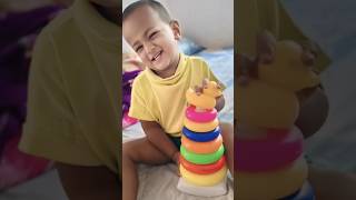 Stacking ring toys😍🥰 shortvideo shots [upl. by Emaj]