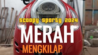 MENGKILAP🔥 NEW SCOOPY SPORTY 2024 [upl. by Ciapas]