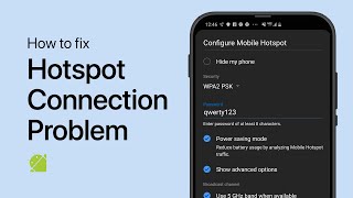 How To Fix Hotspot Connection Problems on Android in 2024 [upl. by Aelsel941]