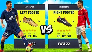 Right Footed vs Left Footed in FIFA 22 👟 [upl. by Conard]