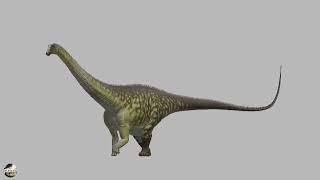 Dinosaurias diplodocus walk animation  Path of titans mods [upl. by Chrissie876]