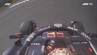 Lewis Hamilton vs Max Verstappen CRASH Onboard [upl. by Llenyl]