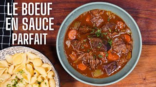 LE BOEUF EN SAUCE PARFAIT POUR LHIVER  FOOD IS LOVE [upl. by Nybbor458]