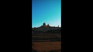 Sunset over the Silent City of Mdina 🤩✨ [upl. by Attenev]