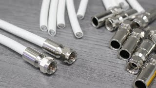 How To Strip and Terminate Coaxial Cable [upl. by Adaminah]