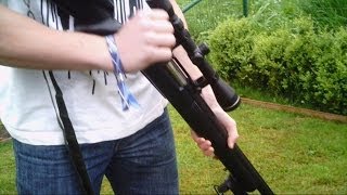 what 450 FPS can do airsoft sniper [upl. by Aicilef240]