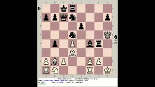 Philou 371 vs Stockfish 240723  Sicilian Wing Gambit chess [upl. by Arimaj]