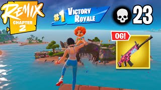 Fortnite Chapter 2 Remix  High Kill Solo vs Squads OG Gameplay Keyboard amp Mouse [upl. by Esdnil349]