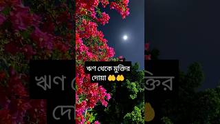 ঋণ থেকে মুক্তির দোয়া🤲🤲🤲 islamicstatus ইস্তেগফার unfrizemyaccount [upl. by Aerdma]