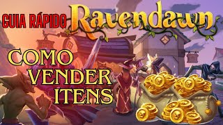 tutorial  Como vender itens  Ravendawn guia rápido [upl. by Cohby]