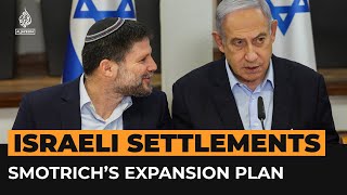 Israel’s Smotrich promises a million’ new settlers under expansion plan  Al Jazeera Newsfeed [upl. by Harifaz123]