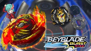 MASTER SMASH Master Devolos VS Prime Apocalypse Delta VS Arthur Beyblade Burst Rise [upl. by Maressa]