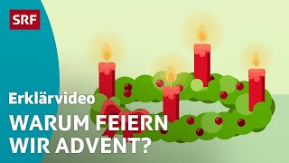 Wieso gibt es die Adventszeit – einfach erklärt  Kindervideos  SRF Kids [upl. by Eemia]