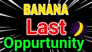 Banana coin Urgent News Today Banana Price Prediction [upl. by Dorman]