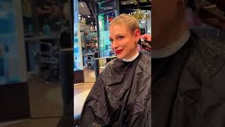 Best Haircuts ✂  headshave girl in salon [upl. by Acirretal]