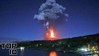 Top 10 Volcanic Eruptions Caught on Camera [upl. by Daggett892]