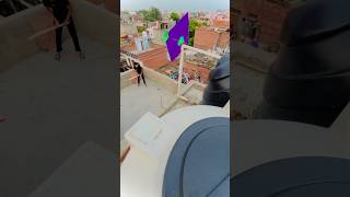 Kiteflying loot water tank chote ki patang loot li kiteflying loot shorts [upl. by Hareemas606]