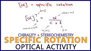 Specific Rotation and Observed Rotation Calculations in Optical Activity [upl. by Destinee]