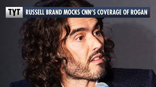 Russell Brand Clowns On CNNs Joe Rogan Coverage [upl. by Ekyt]